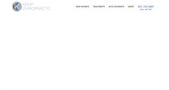 Desktop Screenshot of kempchiropracticutah.com